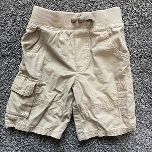 Boys Carter’s khaki colored shorts